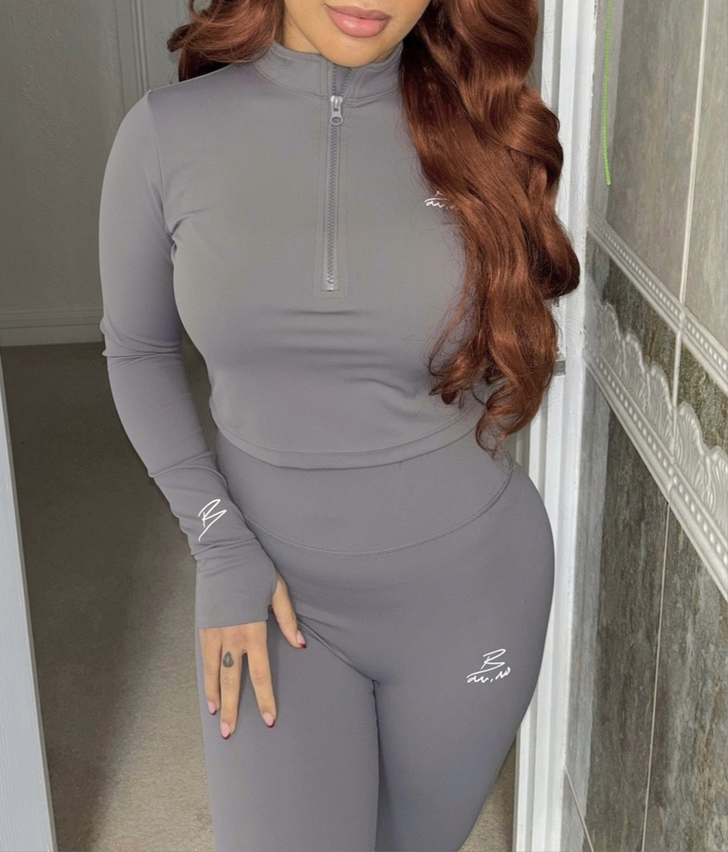 Grey Signature Bavino High Waisted Bumlift Leggings