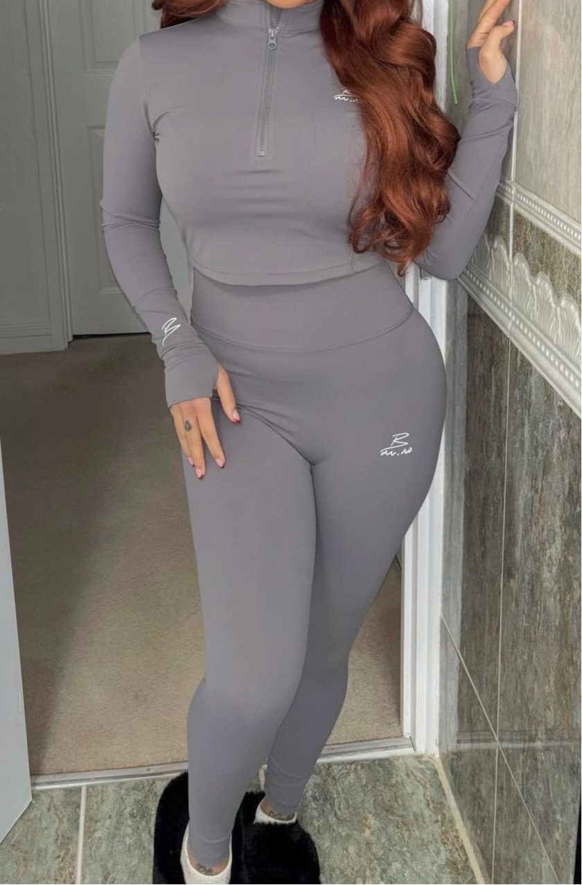 Grey Signature Bavino High Waisted Bumlift Leggings